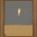 00033 Abstraction in Gray and Gold